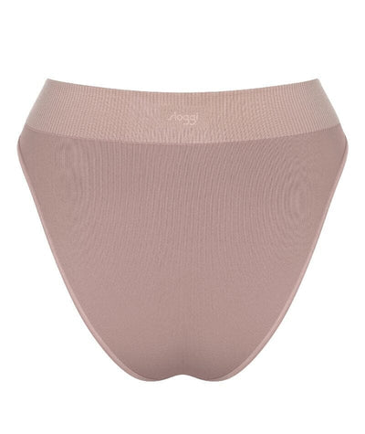 Sloggi Ever Infused Aloe High Leg Brief - Foggy Mauve Knickers