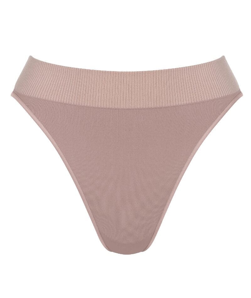 Sloggi Ever Infused Aloe High Leg Brief - Foggy Mauve Knickers