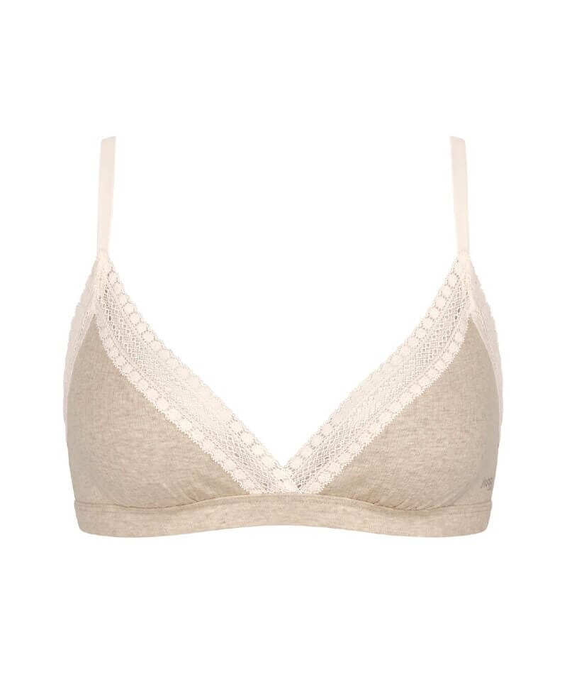 Sloggi Go Ribbed Wire-free Bralette - Grey Combination Bra