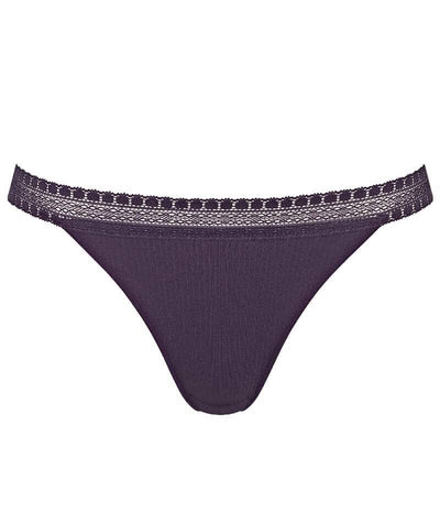 Sloggi Go Ribbed Tanga Brief 2 Pack - Blueberry Knickers