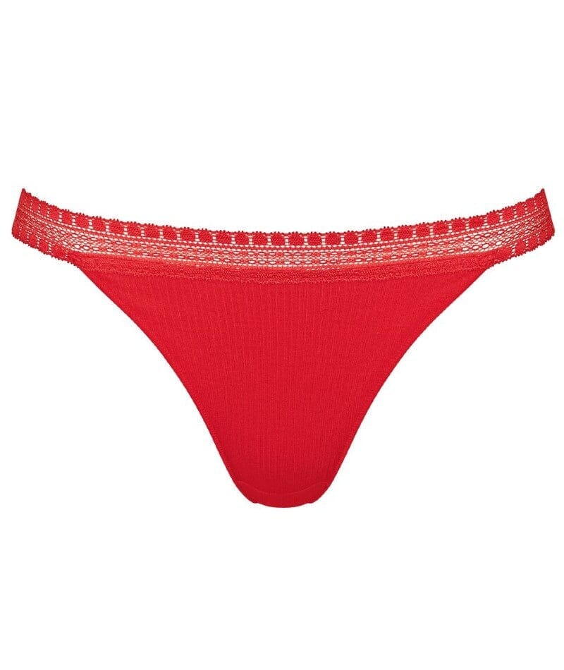 Sloggi Go Ribbed Tanga Brief 2 Pack - Campari Knickers