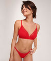 Sloggi Go Ribbed Tanga Brief 2 Pack - Campari Knickers