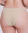 Sloggi Go Ribbed Tanga Brief 2 Pack - Grey Combination Kinickers