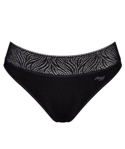Sloggi Tai Medium Period Pants - Black Knickers