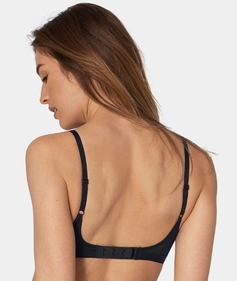 Sloggi WOW Comfort 2.0 Wirefree Bra - Black Bras 