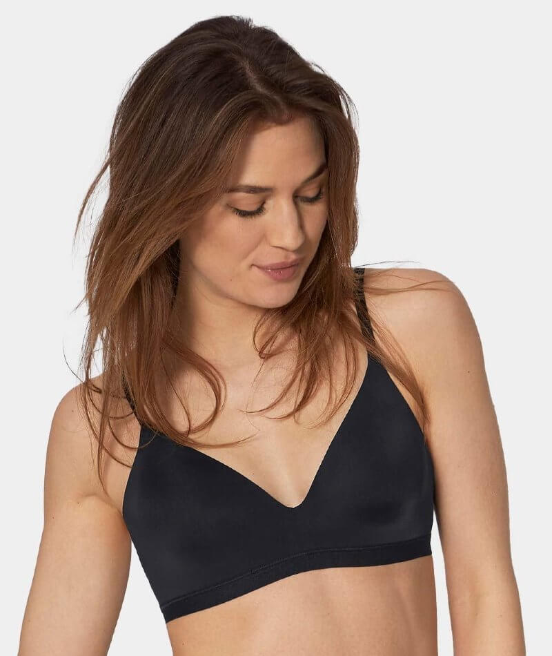 Sloggi WOW Comfort 2.0 Wirefree Bra - Black Bras 