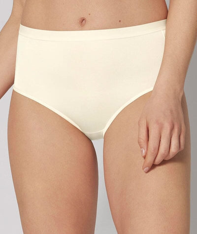 Sloggi WOW Comfort 2.0 High Waist Brief - Ecru White Knickers