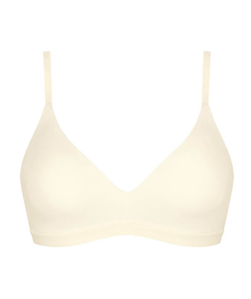 Sloggi WOW Comfort 2.0 Wirefree Bra - Ecru White Bras