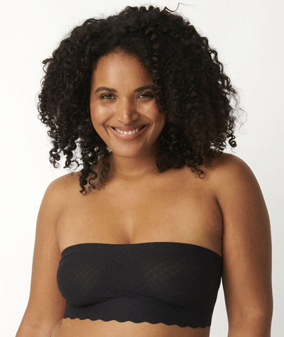 Sloggi ZERO Feel Lace Wire-free Bandeau - Black - Curvy Bras