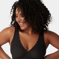 Sloggi ZERO Feel Lace Wire-free Bralette - Black