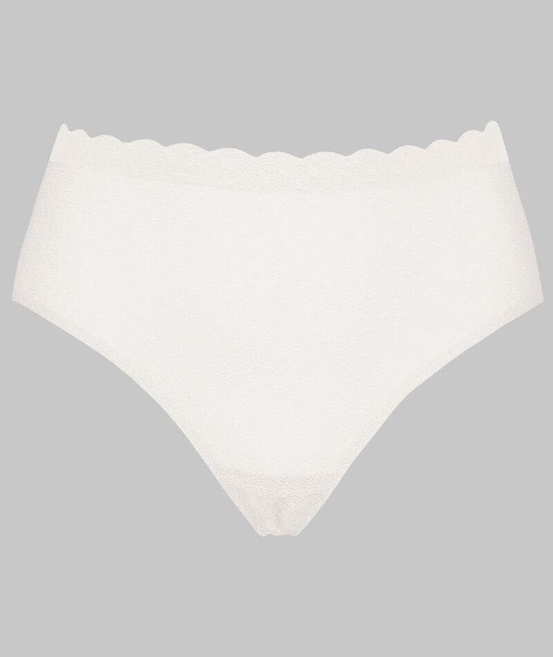 Sloggi ZERO Feel Lace High Waist Brief - Angora Knickers