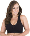 Sonsee High Back Comfort Bra - Black Bras