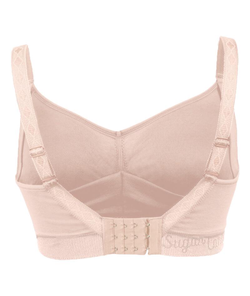 Sugar Candy Fuller Bust Seamless F-Hh Cup Wire-Free Lounge Bra - Nude -  Curvy