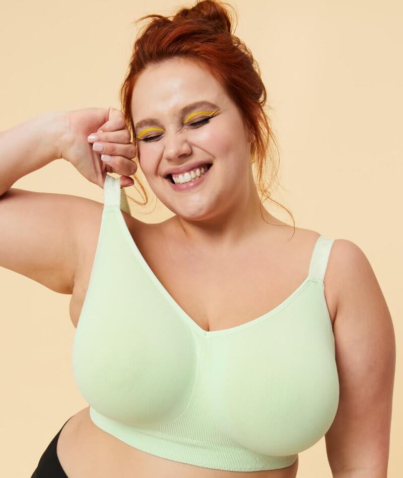 Sugar Candy Fuller Bust Seamless F-Hh Cup Wire-Free Lounge Bra - Laven –  Big Girls Don't Cry (Anymore)