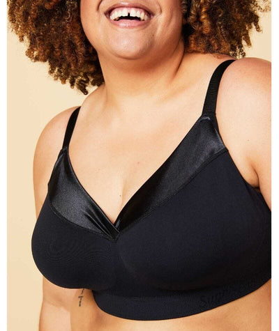 Sugar Candy Posh Wire-free Bralette - Black Bras