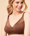 Sugar Candy Posh Wire-free Bralette - Chestnut Bras