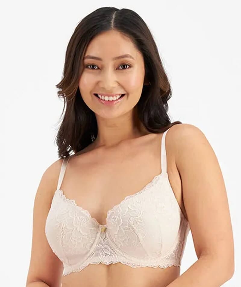 Temple Luxe by Berlei Lace Full Cup Contour Bra - New Pastel Rose