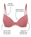 Temple Luxe by Berlei Smooth Level 1 Push Up Bra - Rosey Bras