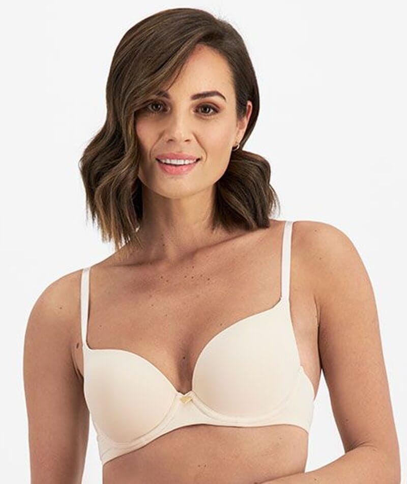 Temple Luxe by Berlei Smooth Level 2 Push Up Bra - New Pastel Rose - Curvy  Bras