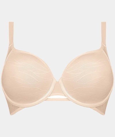 Triumph Airy Sensation Spacer T-Shirt Bra - Nude Beige - Curvy Bras