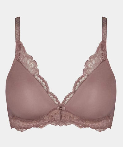 Triumph Amourette Charm Padded Wire-free Bra - Rose Brown Bras