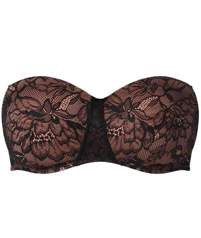 Triumph Amourette Charm Wired Strapless Bra - Black Bras