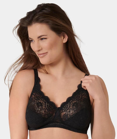 Triumph Amourette 300 Wire-Free Bra - Black Bras 32B