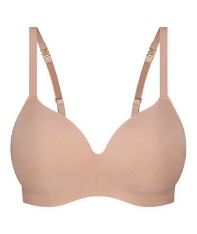 Triumph Body Make-up Smooth Wire-free Padded Bra - Blusher Beige Bras