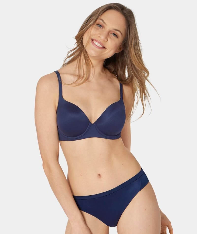 Triumph Body Make-up Soft Touch Padded Bra - Navy Bras