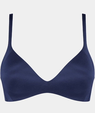 Triumph Body Make-up Soft Touch Padded Wire-free Bra - Navy Bras