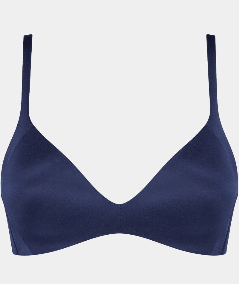 Triumph Body Make-up Soft Touch Padded Wire-free Bra - Navy