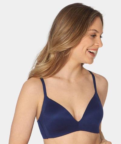 Triumph Body Make-up Soft Touch Padded Wire-free Bra - Navy Bras