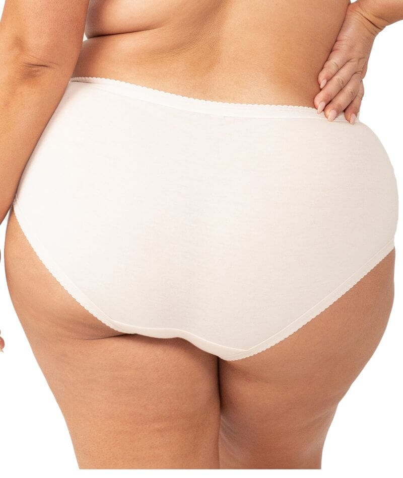 Triumph Cotton & Lace Full Brief - Body Beige Knickers