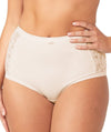 Triumph Cotton & Lace Full Brief - Body Beige Knickers
