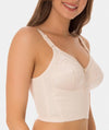 Triumph Doreen Cotton Longline Bra - Fresh Powder Bras