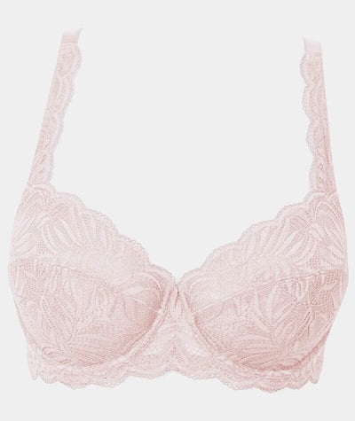 Triumph Essential Lace Balconette Bra - Nude Pink Bras