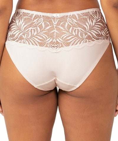 Triumph Essential Lace Maxi Brief - Nude Pink Knickers