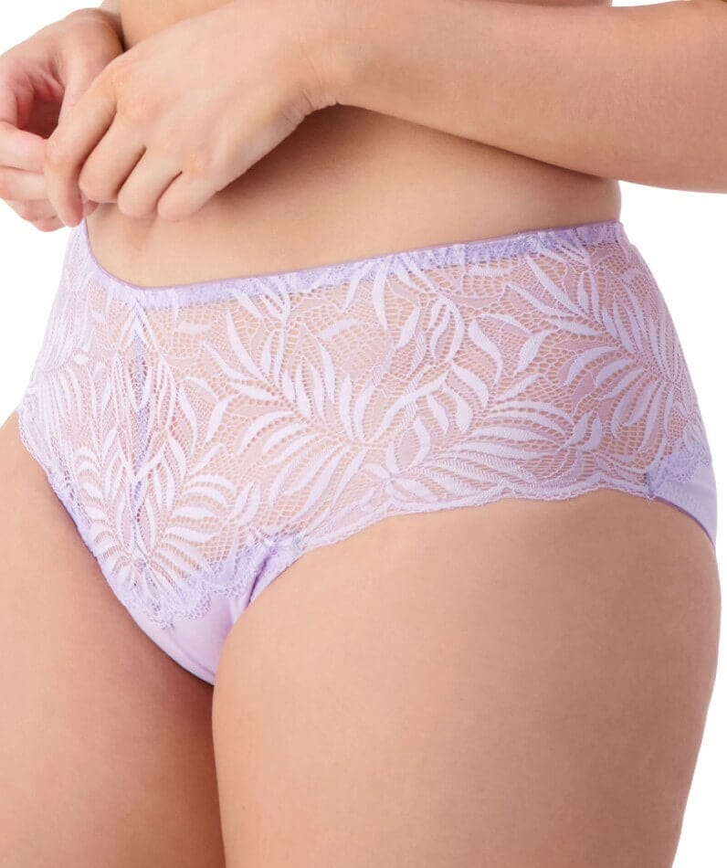 Triumph Essential Lace Maxi Brief - Sweet Lavender Knickers