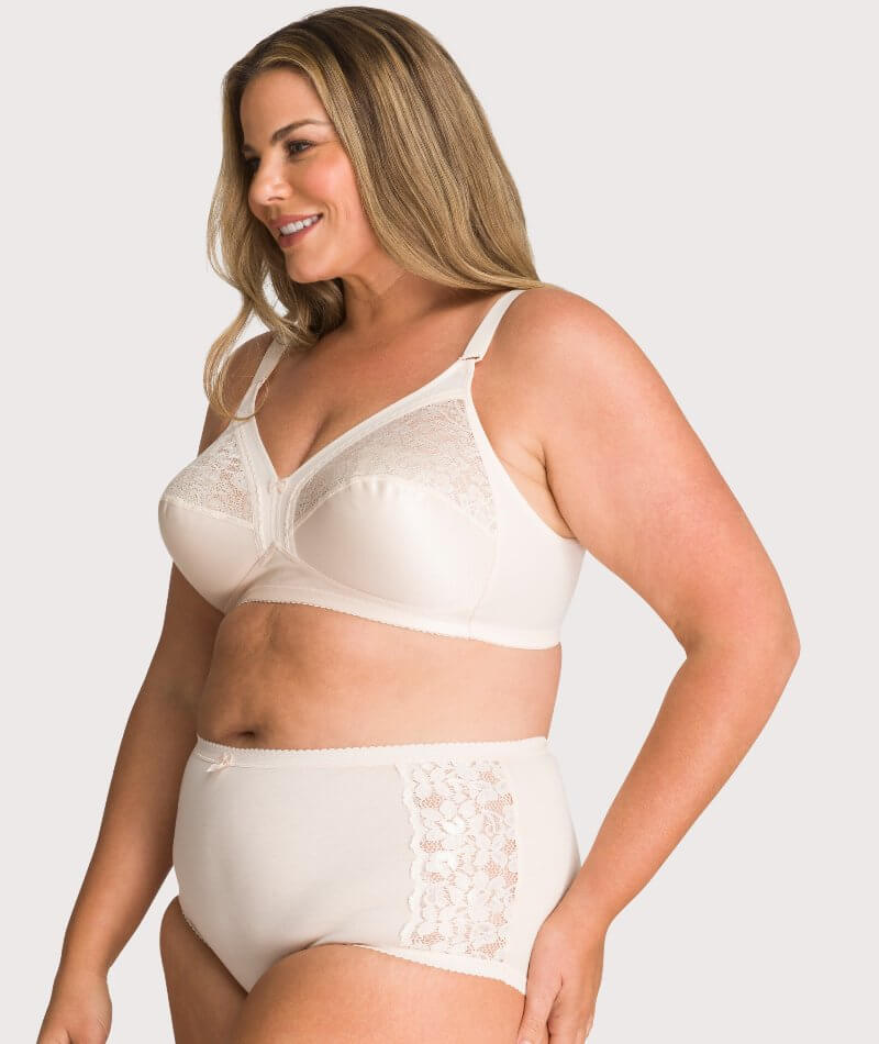 Triumph Kiss of Cotton Wire-free Bra - Fresh Powder Bras