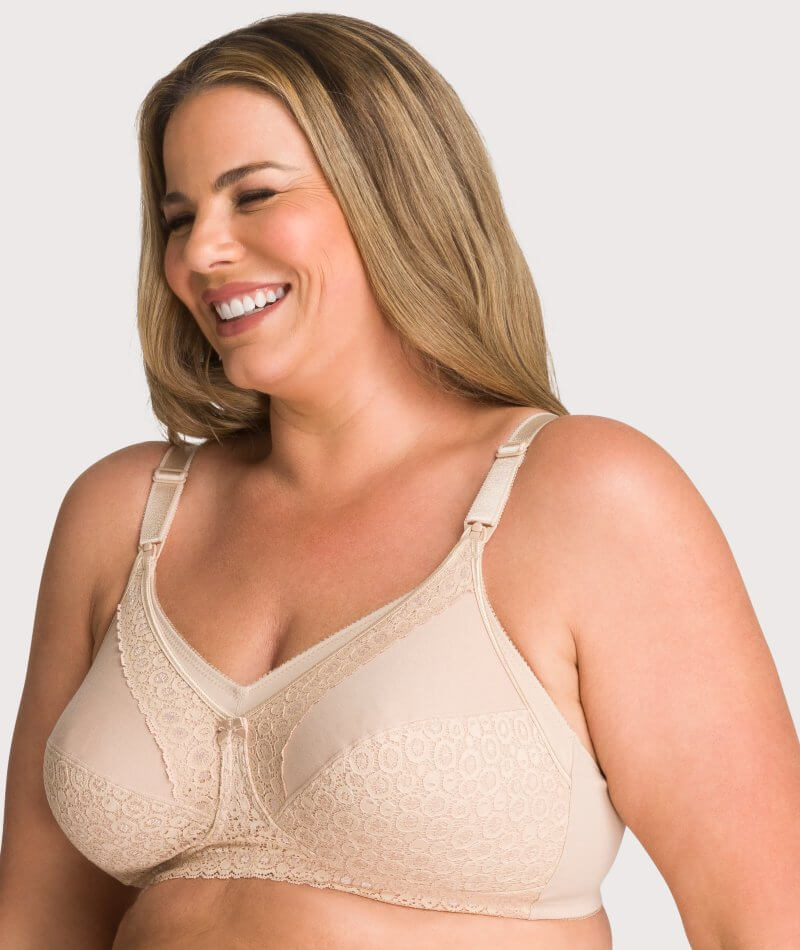 Triumph Gorgeous Mama Lace Maternity Bra In Nude