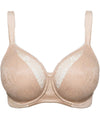 Triumph Lacy Minimizer Bra - New Beige Bras