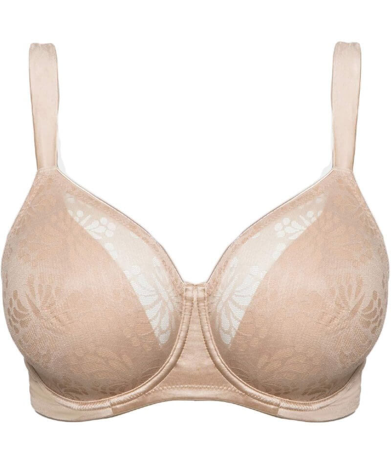 Triumph Lacy Minimizer Bra - New Beige Bras