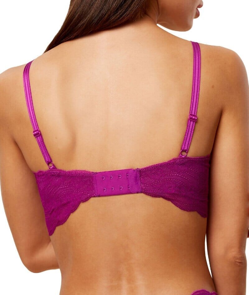 Triumph Lift Smart Padded Wirefee Bra - Purple - Curvy Bras