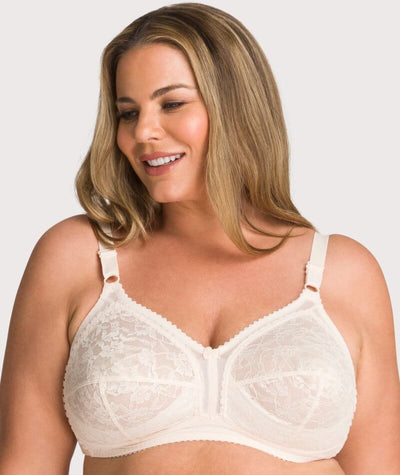 Triumph Poesie Firm Support Wire-Free Bra - Nude - Curvy Bras