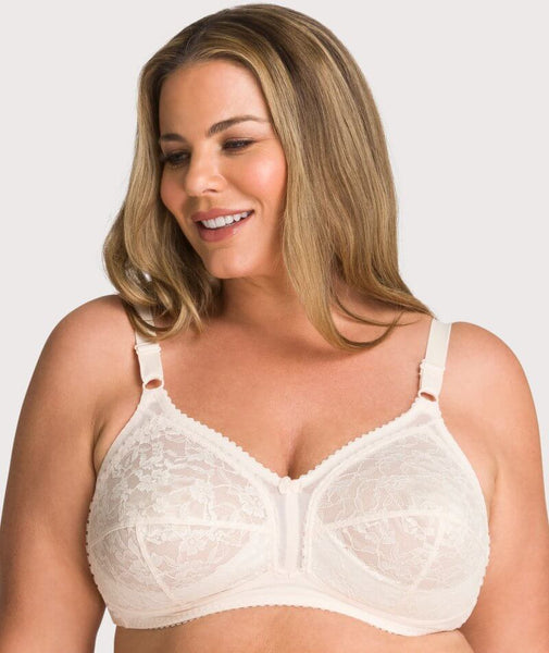 Buy Wacoal Retro Chic Non-Padded Wired Full Coverage Full Support Everyday  Comfort Bra - Beige (36FF) Online