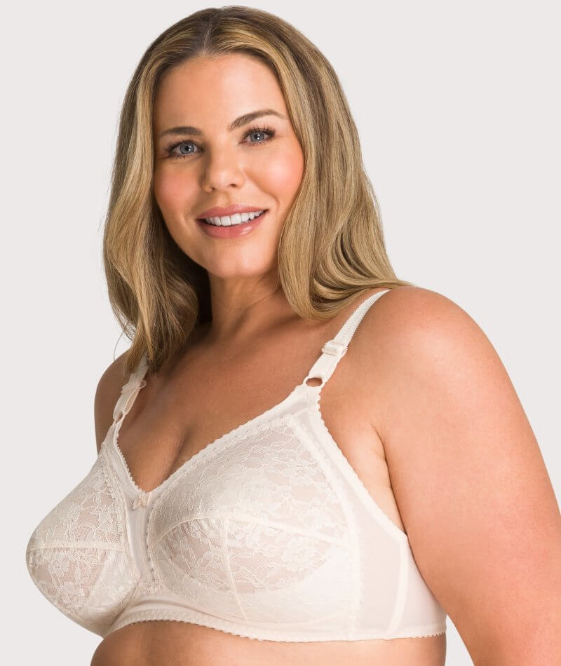 Triumph Poesie Firm Support Wire-Free Bra - Nude - Curvy Bras