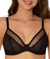 Triumph Sheer Minimizer Bra - Black Bras