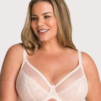 Triumph Sheer Minimizer Bra - Nude Pink