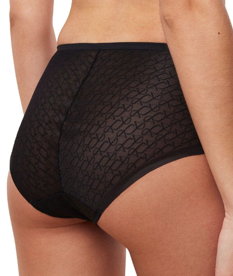 Triumph Signature Sheer Maxi Brief - Black Knickers