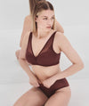 Triumph Signature Sheer Padded Wire-free Bra - Decadent Chocolate Bras